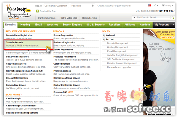 [教學]如何將網域轉移到國外的GoDaddy？