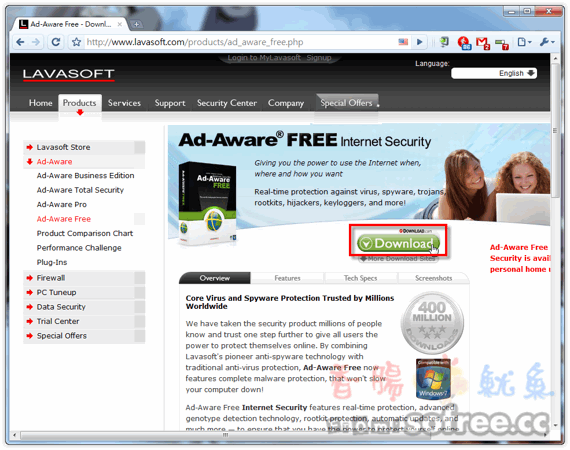 Ad-Aware Free免費防間諜、Rootkit清除軟體中文版
