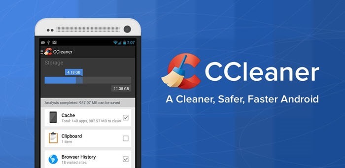 CCleaner for Android 針對手機平板優化、垃圾清理、效能最佳化