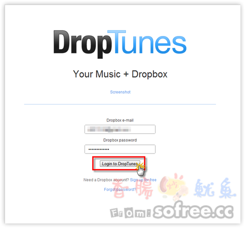 DropTunes 把Dropbox變成免費雲端音樂中心