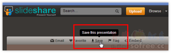 如何下載Slideshare上的簡報檔案？