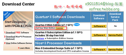 [課程筆記]如何取得Quartus II Web Edition免費使用授權