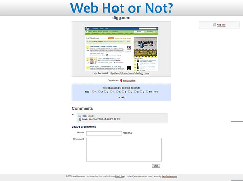 你的網站是熱還是冷？(Web Hot or not?)